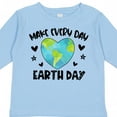 thumbnail image 4 of Inktastic Make Every Day Earth Day with Hearts and Stars Boys or Girls Long Sleeve Toddler T-Shirt, 4 of 5