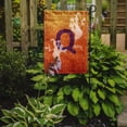 thumbnail image 2 of Carolines Treasures CJ1040-FLAG-PARENT Halloween Ghost Letter Z Monogram Initial Flag CJ1040  multicolor, 2 of 2
