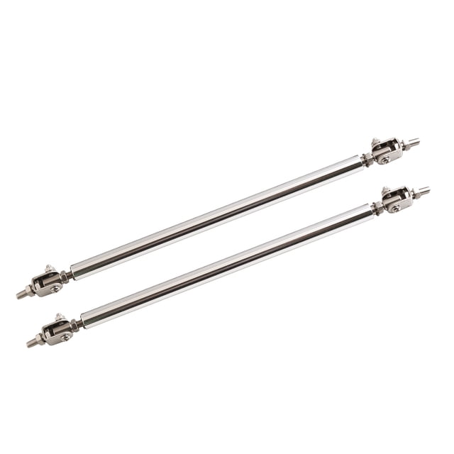 Parachoques Delantero Trasero Separador De Labios Ajustable Telescópico 10Cm Puntal Multifuncional Universal Barra De Amarre Palanca Varilla De Soporte Reemplazo Decorativo Ajuste Para Vehículo 2 Uds Methold VI009235-03