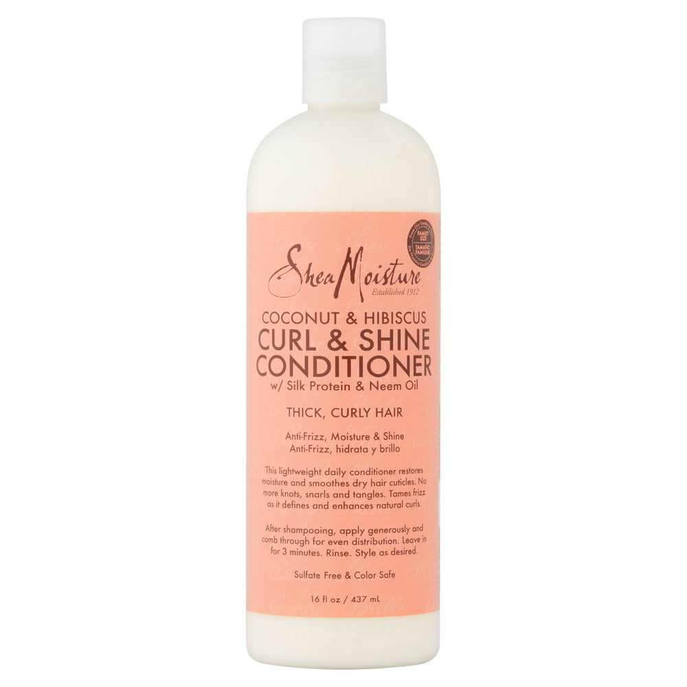 Shea Moisture Coconut & Hibiscus Curl & Shine Conditioner Family Size