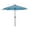 Blue Stripe, variant on Iwicker 9Ft Patio Umbrella Sunbrella Outdoor Aluminum Market Umbrella with Crank and Push Button Tilt, Green Stripe