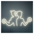 thumbnail image 1 of Letrero De Neón Hombre Y Mujer Con Mancuernas, Ideal Para Decoración Gimnasios, 45cm, 1 of 2