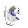 thumbnail image 3 of PLGEBR 2026 Lifelike Robot Dog Toy, Interactive Walking Plush Puppy with Touch Sensing, Voice Mimic & Sounds, Leash Remote Control, Soft Fur Battery Powered for Kids, 3 of 8