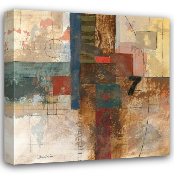John Kime 28x28 Gallery Wrapped Canvas Wall Art Titled - Number VII
