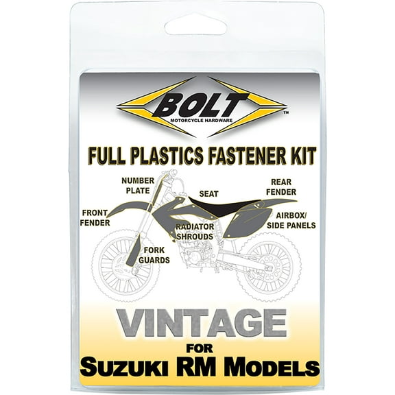 Bolt Motorcycle Accessories for Suzuki-8992102 Body Work Fastener Kit for Suzuki
