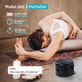 thumbnail image 3 of Blanou Echo Dot 3 Base de batería, base de batería portátil Dot 3.ª generación Google Mini 2, 5200 mAh 8 horas de tiempo de trabajo, negro (no incluye altavoz), 3 of 5