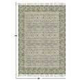 thumbnail image 3 of Casavani Hand Tufted Cotton Dhurrie Green Hallway Stair Runner Area Rug Outdoor Rugs 4x12 Feet, 3 of 5