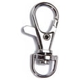 thumbnail image 3 of Durable Metal Alloy Swivel Lobster Clasp Hooks with Strong Spring Loaded Snap Gate 5 Pieces Silver, 3 of 6