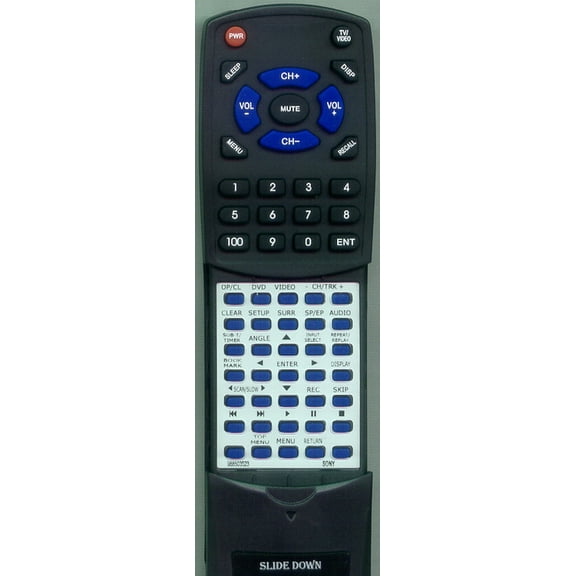 Replacement Remote for SONY 9-885-035-23, 988503523, RT988503523, RMTV501A, SLVD300P, SLVD201P, RMT-V501A