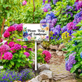thumbnail image 4 of Eveokoki 12 x 8 inch “Please Keep Off Landscap” Lawn Yard Sign with 12.8" Stake, Rustproof Aluminum, Set of 1, 4 of 5