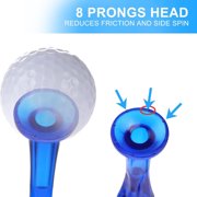 Golf Tees 3-1/4’’ 50 Pcs Plastic Golf Tees Reduced Friction & Side Spin Professional Unbreakable Golf Tees Durability and Stability Golf Tee