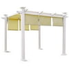 10' x 10' Andalusia Pergola With Pull-Down Shades
