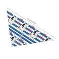 thumbnail image 3 of Naloa Whale Dog Bandanas 1PC Washable Triangle Dog Scarfs Premium Durable Fabric, for Small Medium Large Dogs and Cats, 3 of 6