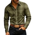 thumbnail image 2 of Qiyinn Mens Flannel Shirts Long Sleeve Plaid Button Down Shirts Casual Cotton Shirts, 2 of 8