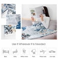 thumbnail image 4 of Christmas Throw Flannel Blanket 30x40In Blue Snowman Elk Floral Eucalyptus Leaf Board Super Soft Cozy Bed Blanket, Lightweight Plush Fuzzy Bed Throw for Bedroom Sofa Couch Living Room, 4 of 4