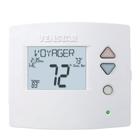 Venstar T3700 Voyager Residential Programmable Thermostat, 2H/1C