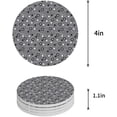 thumbnail image 1 of RYLABLUE Happy Halloween Trick or Treat Set of 6 Round Coaster for Drinks, Absorbent Ceramic Stone Coasters Cup Mat with Cork Base for Home Kitchen Room Coffee Table Bar Decor, 1 of 5
