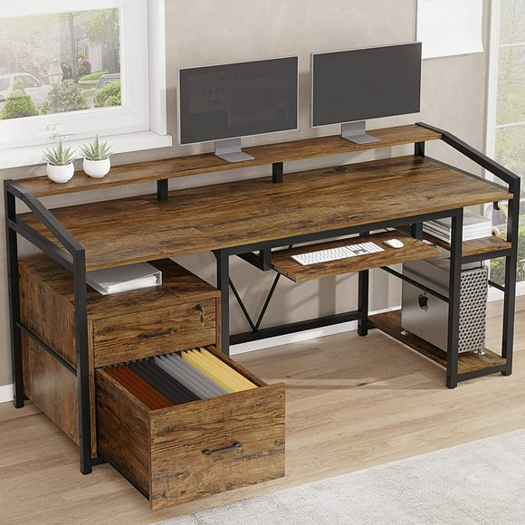 Computer Desks with Keyboard Trays