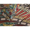thumbnail image 4 of Ambesonne Hipster Quilted Bedspread Set 3 Pcs, Cinema Items Popcorn, Queen Size, Multicolor, 4 of 5