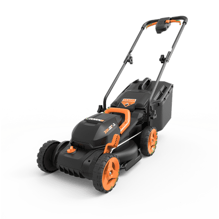 WORX 40V Power Share 4.0 Ah 14'' Lawn Mower w/ Mulching & Intellicut (Best Mulching Cordless Mower)