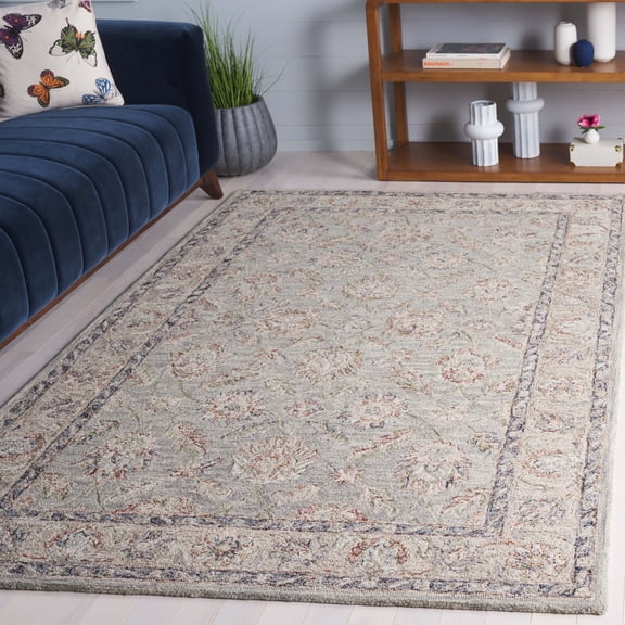 Safavieh Metro Jannine Medallion Area Rug, Gray/Rust, 5' x 8'