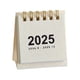 thumbnail image 1 of Wartleves Calendario de escritorio pequeño 2025, calendario mensual plegable de pie para escritorio, decoración, nuevo, 1 of 7
