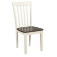 thumbnail image 3 of Benjara 5 Piece Dining Table Set with 4 Chairs, Wood Frame, White and Grayish Brown, 3 of 5