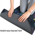 thumbnail image 3 of Pioneer Flower Floral Print Pattern Hot Yoga Mat Towel Non Slip for Hot Yoga - Quick-Drying Yoga Mat Cover with 4 Corner Pockets with Travel Bag - Hot Yoga Towel Non Slip 70"x26", 3 of 6