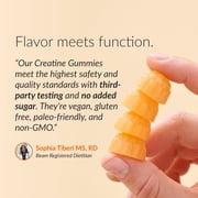 Beam Creatine Gummies – Creatine Monohydrate Gummies with 5g Creatine, Sugar Free, Muscle Strength & Workout Recovery Support