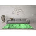 thumbnail image 3 of Ahgly Company Indoor Rectangle Oriental Emerald Green Industrial Area Rugs, 4' x 6', 3 of 4