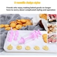 thumbnail image 2 of Biscuits Press Gun Kit - Cookie Gun Discs with 8 Cake Decorating Tips, Cookie Press for DIY Cake Cookie Maker Decorating, 2 of 8