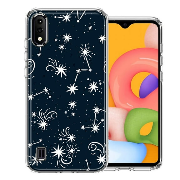 MUNDAZE For Samsung A01 Stargazing Design Double Layer Phone Case Cover