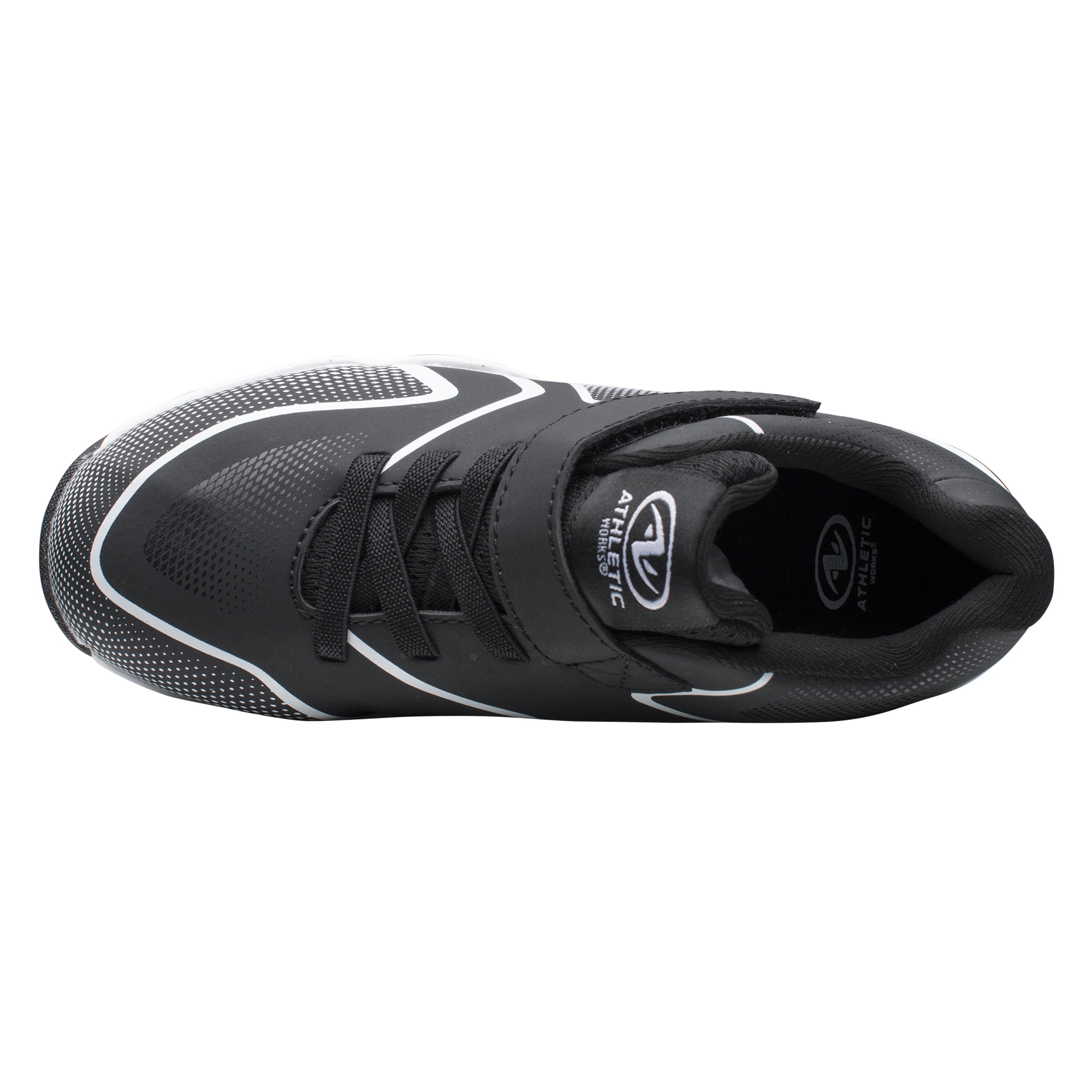 Athletic Works Youth Unisex Baseball Cleats, Kids, Available in Black, Blue, Pink & Red
