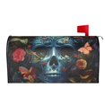 thumbnail image 3 of Fotbe Butterfly Flower Skull A Mailbox Covers Post Letter Box Cover Garden Decor Standard Size-25.5x21 in, 3 of 9