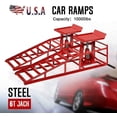 thumbnail image 4 of Datingday 2x Lift Frame Repair Ramps Heavy Auto Car Lifts Hydraulic Service Duty, 4 of 9