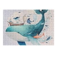 thumbnail image 3 of JINMUZAO Whale Pattern puzzles for adults and children over 10 years old, animal themed puzzles Alphabetic Sorting Family Entertainment Artistic Home Decor Collectible Puzzle, 3 of 8