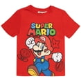 thumbnail image 6 of Nintendo Super Mario Bros Boys 3-Piece Pants Set - Short Sleeve T-Shirt, Shorts, and Jogger Pants 3-Pack Bundle Set (Size 2T-12), 6 of 12