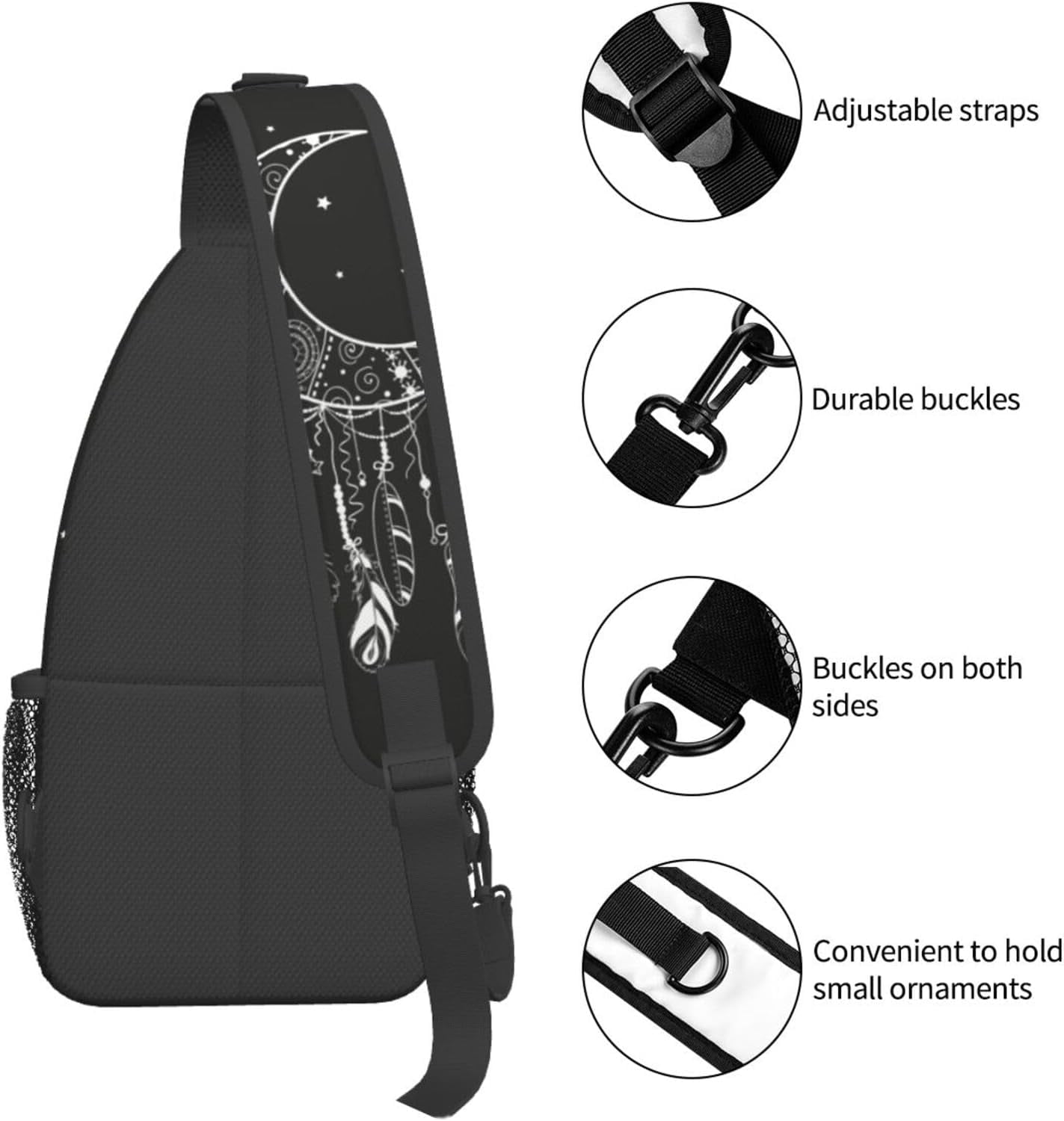 Sling Bag Baseball Vintage Sport Hiking Daypack Crossbody Shoulder Backpack Travel Chest Pack for Men Women