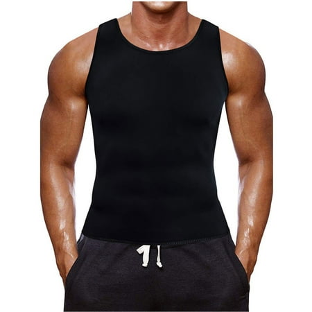 

FengLS Shaper Tops for Women 2PCMen Solid Bodybuilding Sports Sweat Absorption Silver Coating Vest Corset Top Corset Top MYF1460