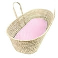 thumbnail image 2 of Baby Moses Basket Soft Bed Baby Crib Care Pad Covers Fitted Sheet Bassinet Sheet Travel Must Haves Gift for Baby Girl Cute Baby Stuff Sensitive Skin Baby Wipes Turban Little Noses Saline Drops Baby, 2 of 5