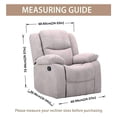 thumbnail image 6 of Stretch Recliner Slipcover Recliner Chair Cover, Leisure Jacquard Single Seat Armchair Covers Anti-Slip Recliner Cover For Recliner Armchair-Deep coffee, 6 of 8
