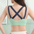 thumbnail image 4 of Abomasnow Sports Bras for Women Medium Support Criss Cross Strappy Bras Seamless Padded High Impact Yoga Athletic Exercise Bras, 4 of 5
