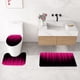thumbnail image 4 of Set de baño Litabel, cortina de ducha, color rosa intenso y negro, 4 unidades, 4 of 6