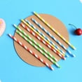 thumbnail image 6 of Artrylin Paper Straws Biodegradable 200 Pack Striped Multi Colored BPA-Free Disposable Long Non-Flexible Straw for Everyday/Birthday Party/Wedding, 6 of 8