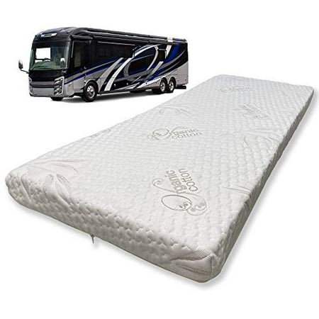 Camper Rv Travel Memory Foam Bunk, Rv Bunk Bed Mattress Dimensions