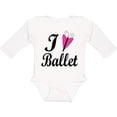 thumbnail image 3 of Inktastic I Heart Ballet Dance Ballerina Girls Long Sleeve Baby Bodysuit, 3 of 5