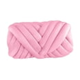 thumbnail image 2 of Hilo grueso de terciopelo de 500 g para tejer a mano, cómodo y lavable. Rosa claro, 2 of 9