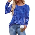 thumbnail image 2 of Fantaslook Long Sleeve Shirts for Women Fall Dressy Casual Blouses Fashion Pleated Tunic Tops, 2 of 8