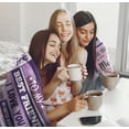 thumbnail image 2 of Best Friend Birthday Gifts for Women, Birthday Gifts for Best Friend Women, Best Friend Blanket 60"x50", Friendship Gifts for Women Friends, Gifts for Friends Female, BFF Gifts for Women, 2 of 6