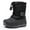 Black, variant on Kids Boys Girls Winter Snow Boots Waterproof Anti-Slip Warm Outdoor Shoes (Toddler/Little Kid)